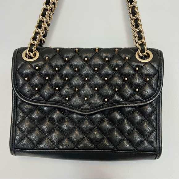 Rebecca Minkoff Quilted Affair mini studded crossbody purse - Picture 4 of 7
